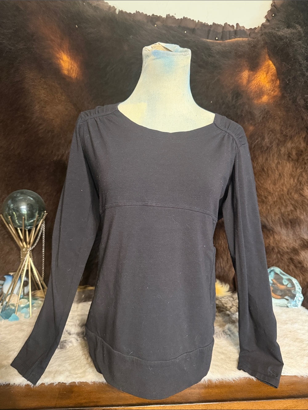 Kavu Black Long-Sleeve Women's Tee M (3045A)